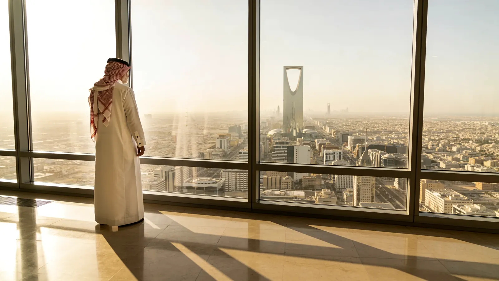 شريك في سَديد يطل على أفق الرياض من المقر الرئيسي