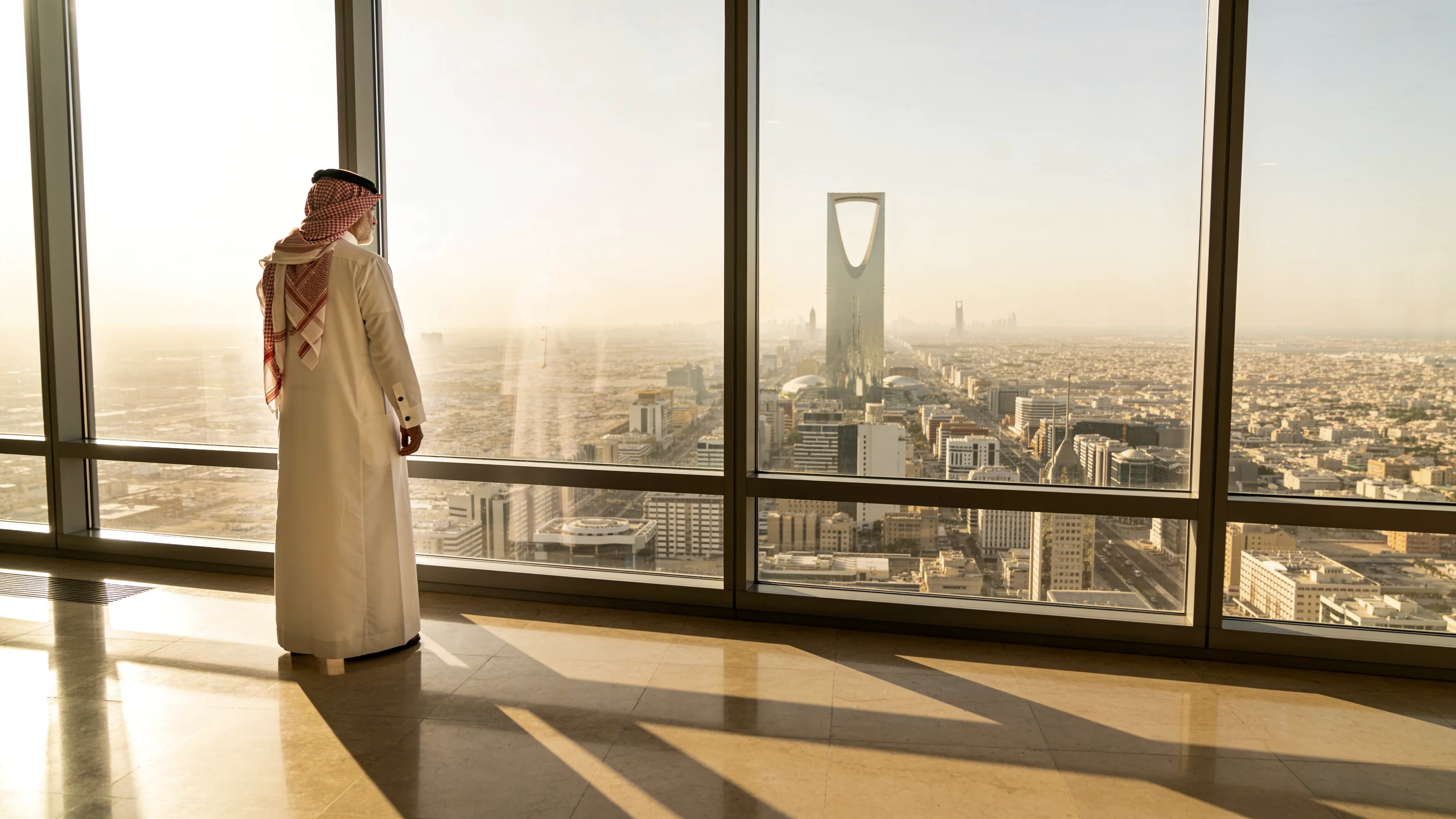 شريك في سَديد يطل على أفق الرياض من المقر الرئيسي